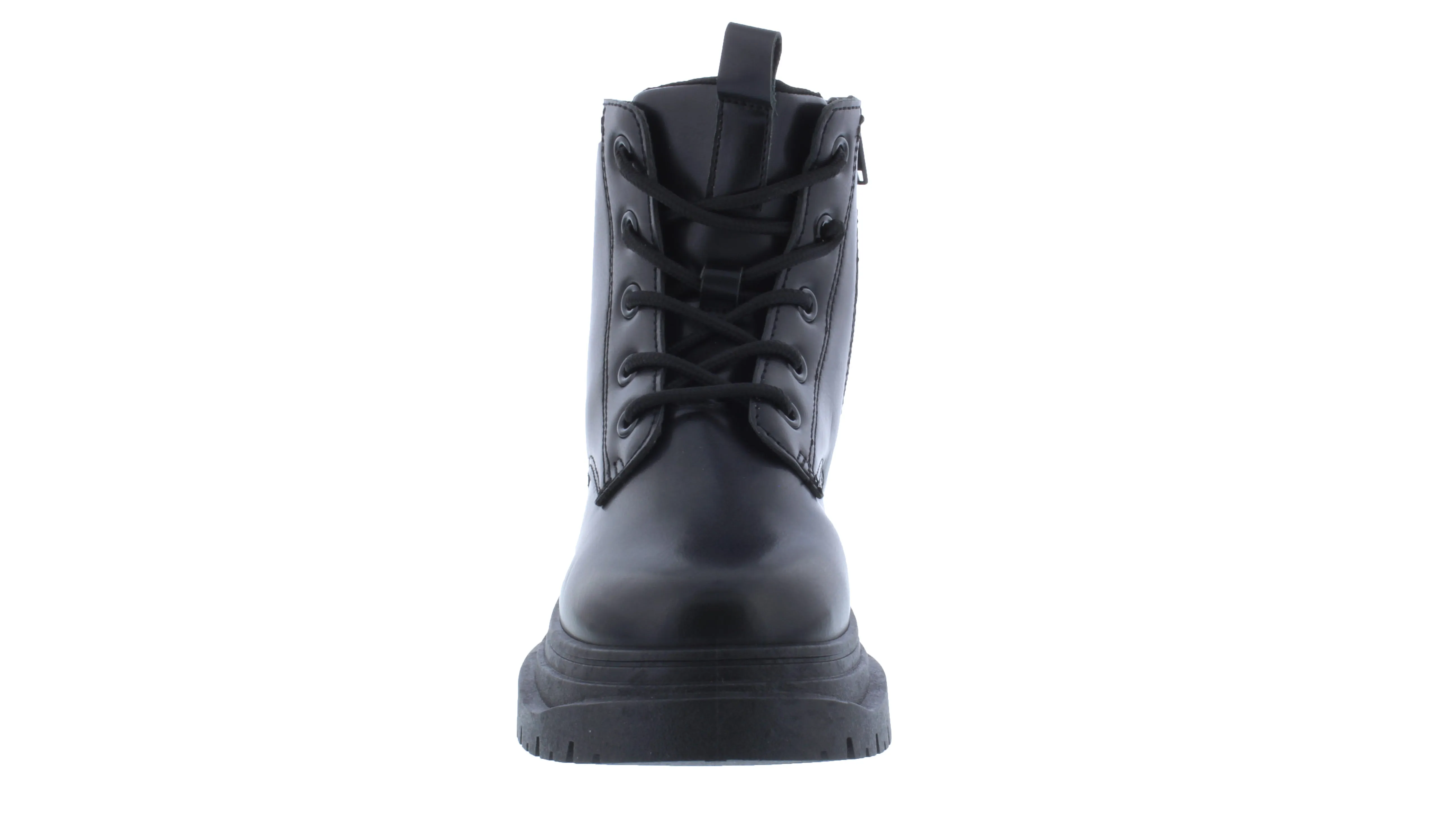 Kids Thick Outsole Lace Up Boot