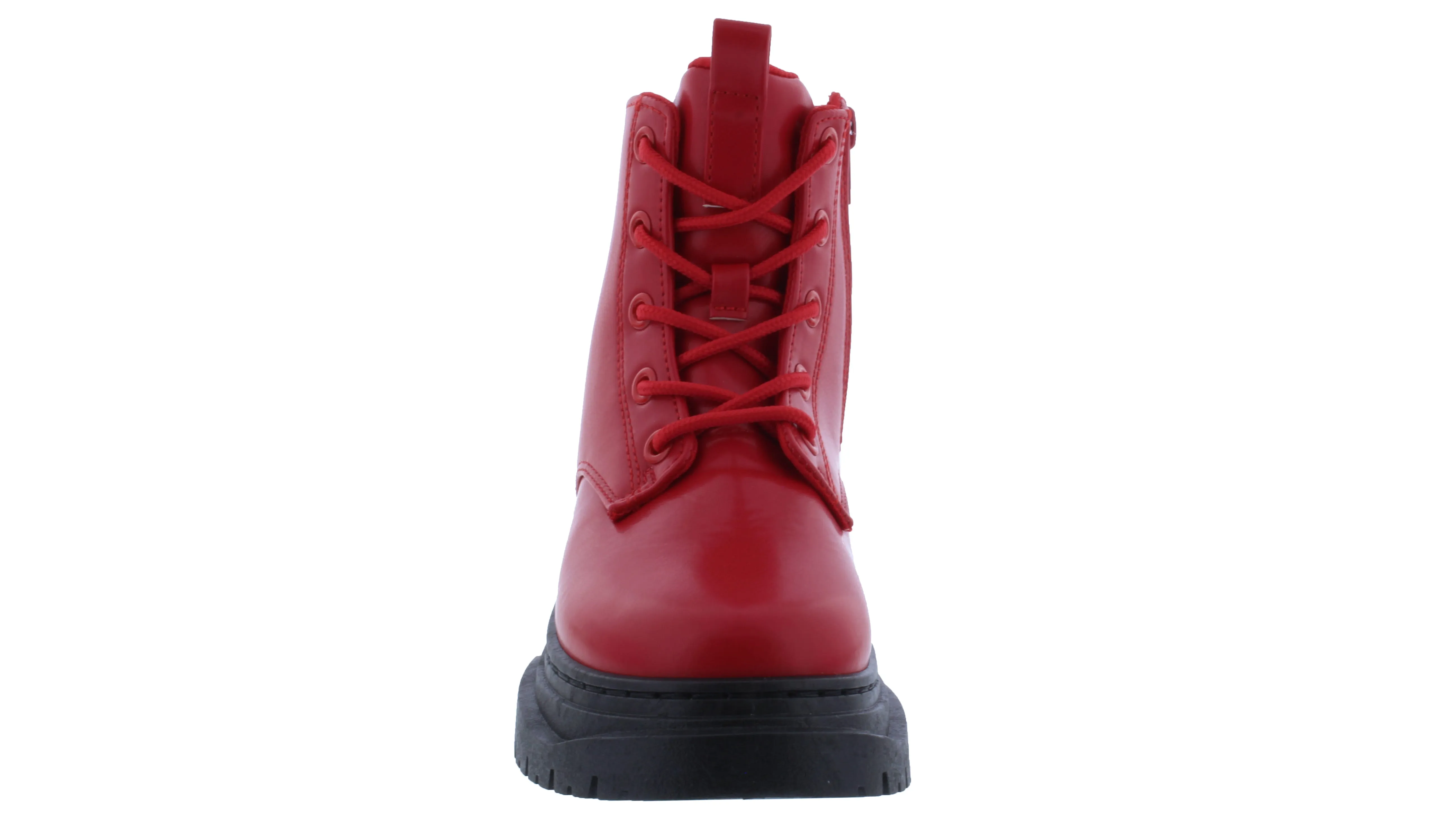 Kids Thick Outsole Lace Up Boot