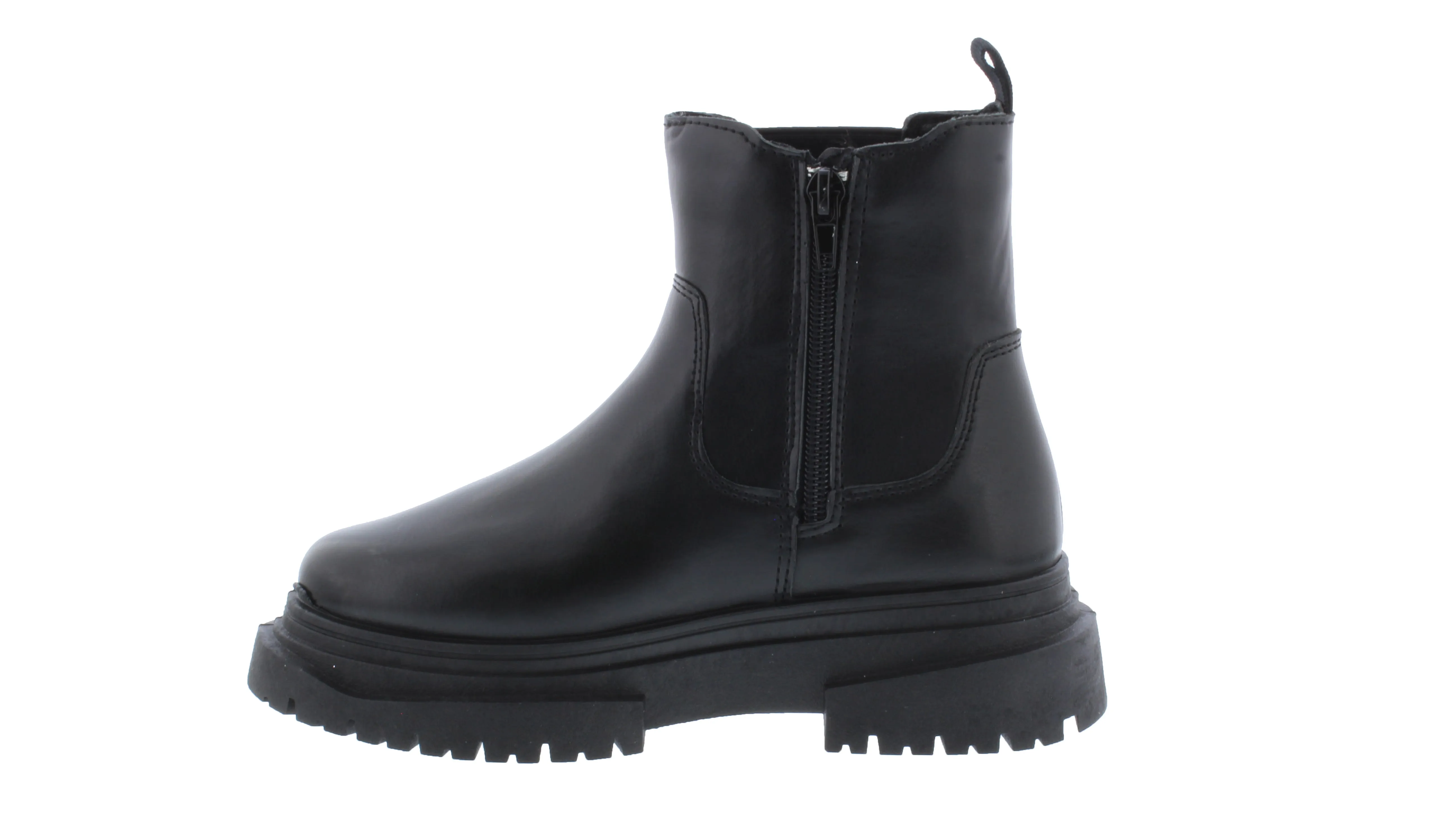 Kids Thick Outsole Zip Up Boot