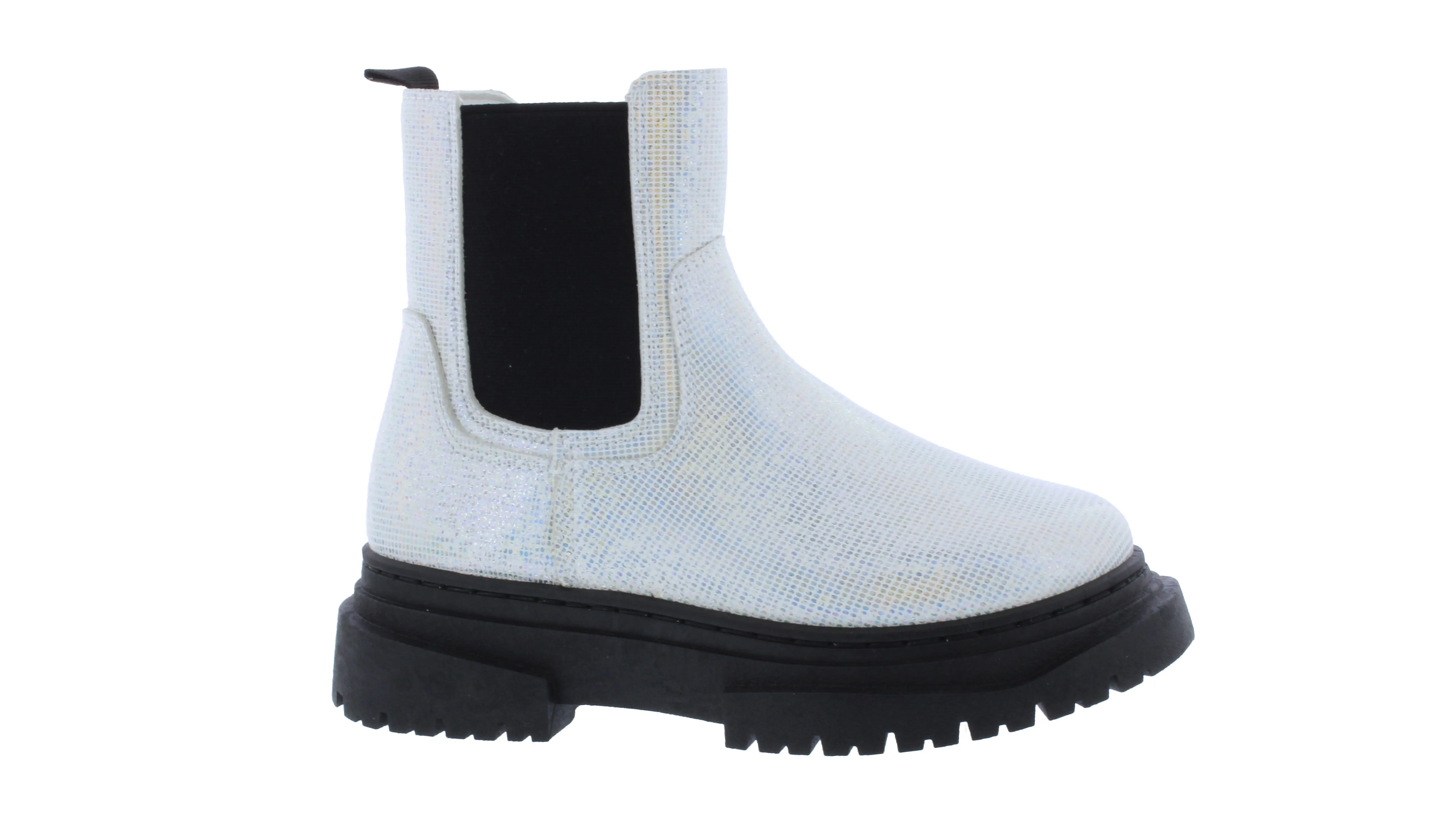 Kids Thick Outsole Zip Up Boot