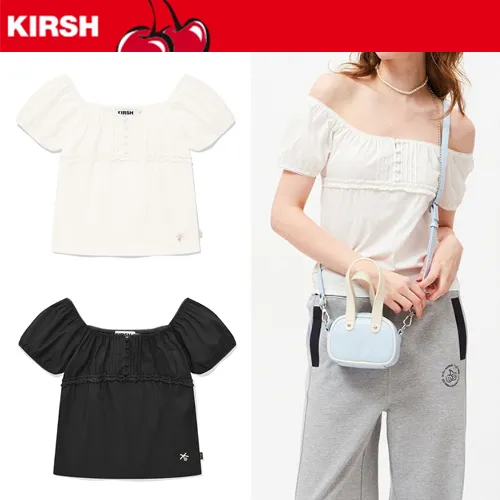 KIRSH  |Casual Style Street Style Logo Shirts & Blouses