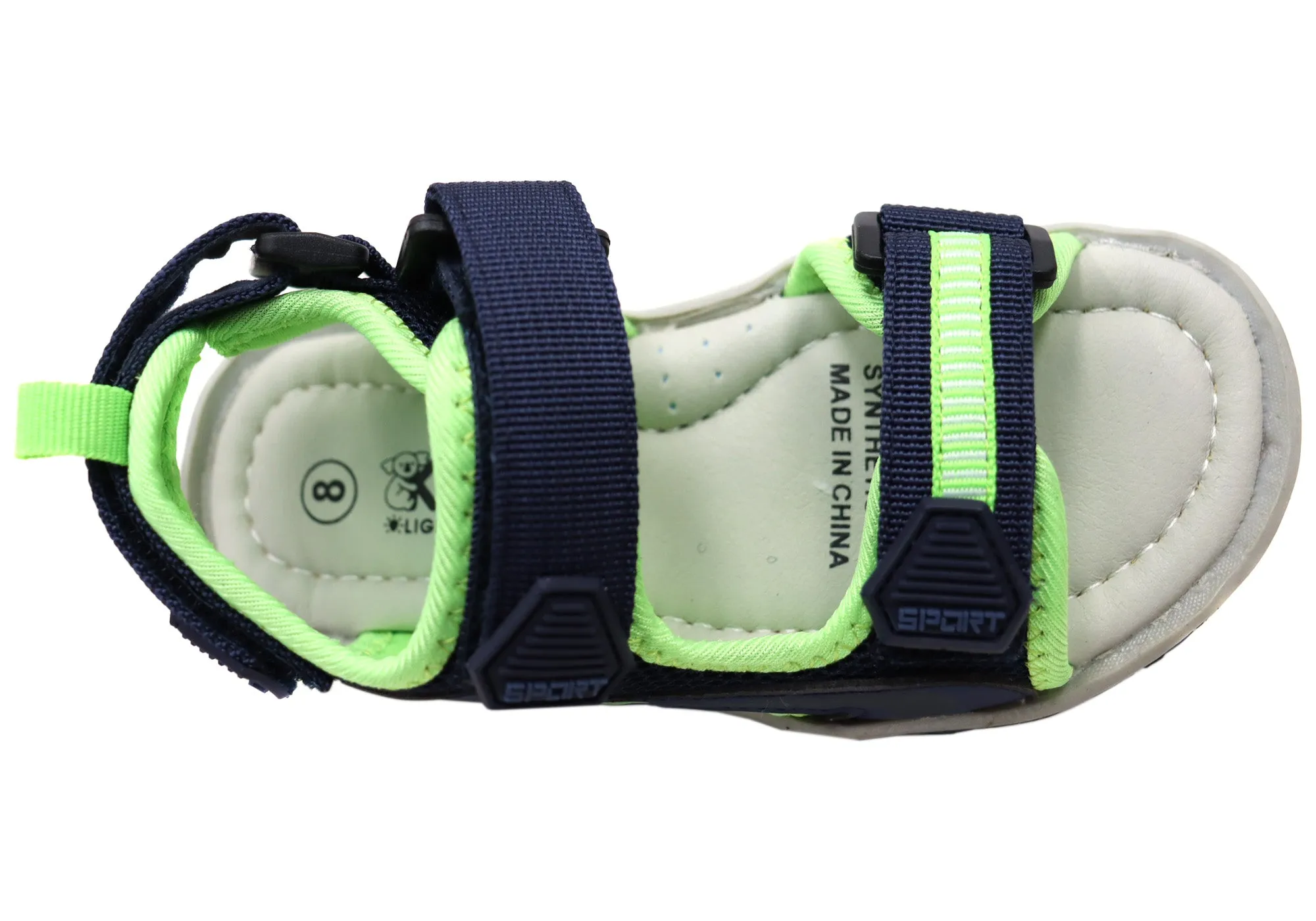 Koala Lights Trip Comfortable Boys Kids Light Up Sandals