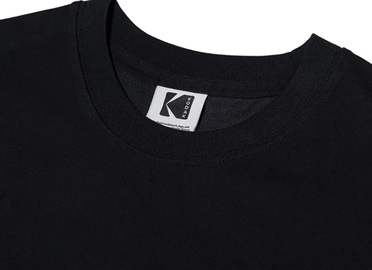 KODAK  |Unisex Street Style Plain Cotton Short Sleeves Logo T-Shirts