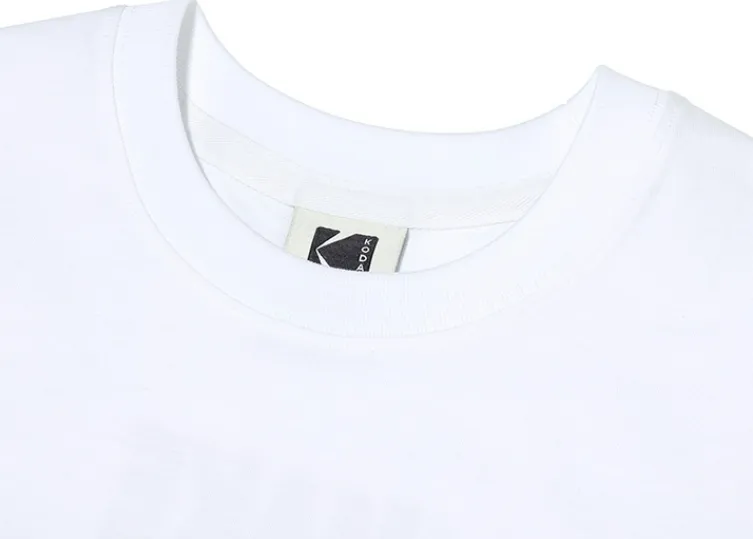 KODAK  |Unisex Street Style Plain Cotton Short Sleeves Logo T-Shirts