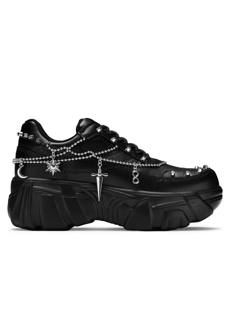 Koi Footwear - JINX Mystic Charm Trainer Black - Girl Shoes