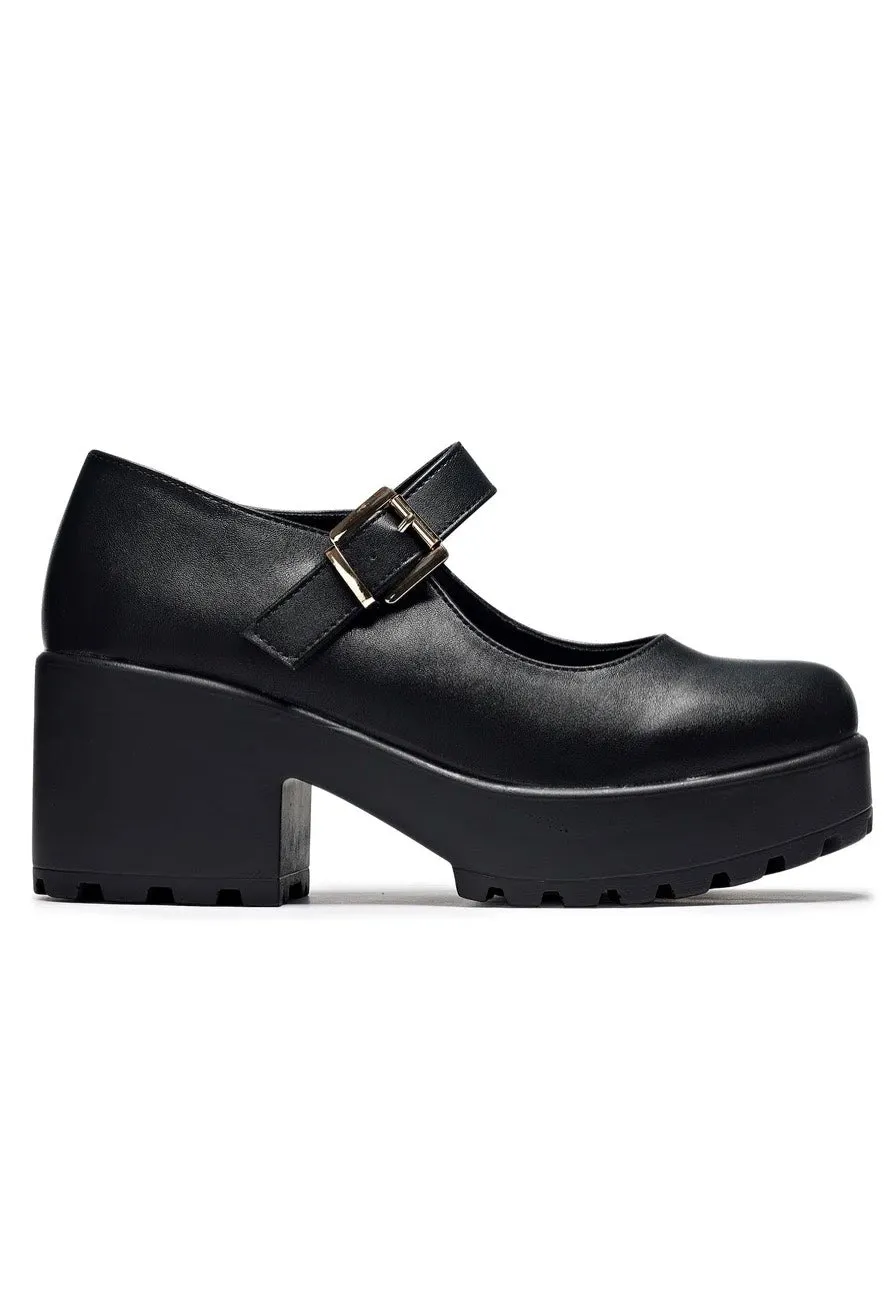 Koi Footwear - Tira Mary Jane Shoes 'Faux Leather Edition' Black - Girl Shoes