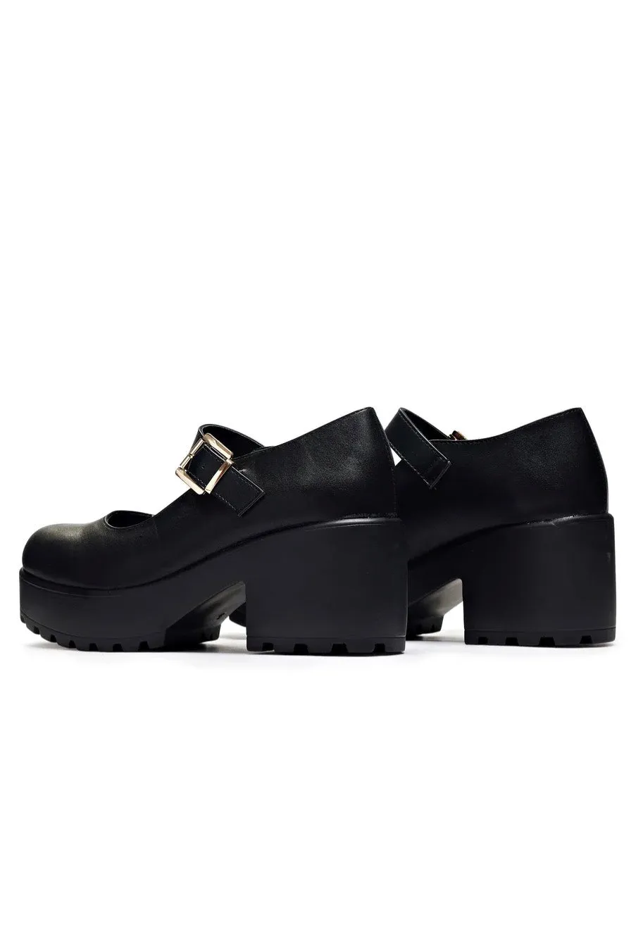 Koi Footwear - Tira Mary Jane Shoes 'Faux Leather Edition' Black - Girl Shoes