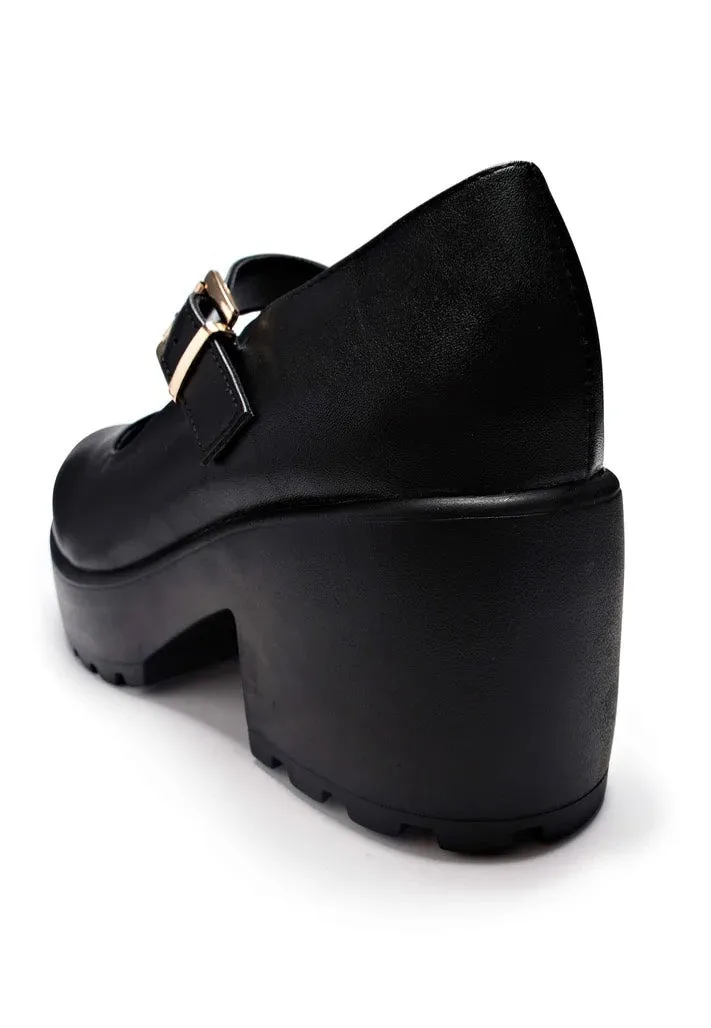 Koi Footwear - Tira Mary Jane Shoes 'Faux Leather Edition' Black - Girl Shoes