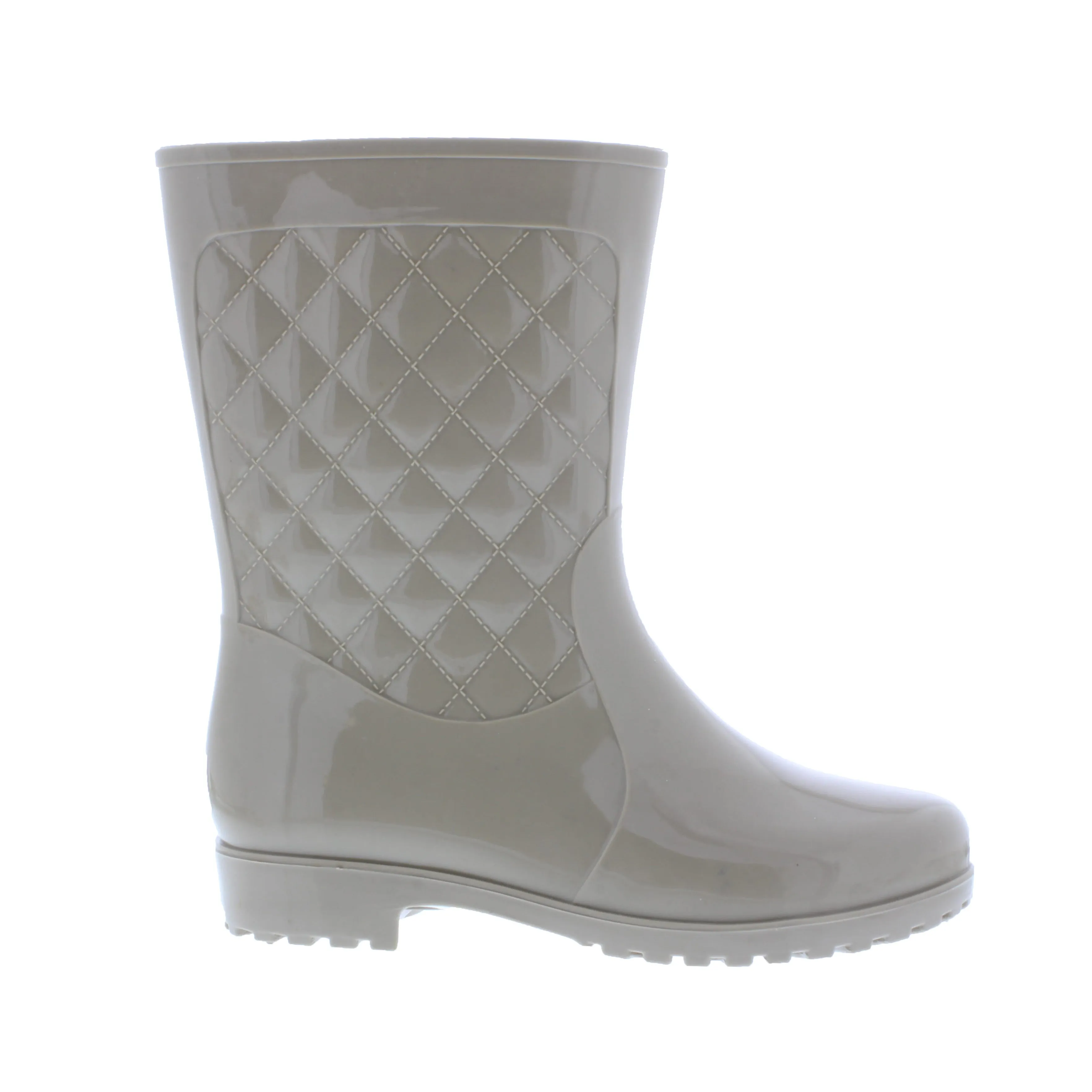 Ladies Quilted Plastic Boot