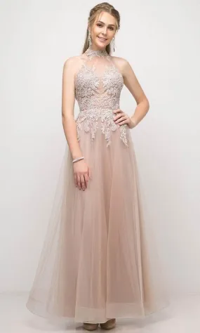 Ladivine UT252 - A-Line Evening Gown