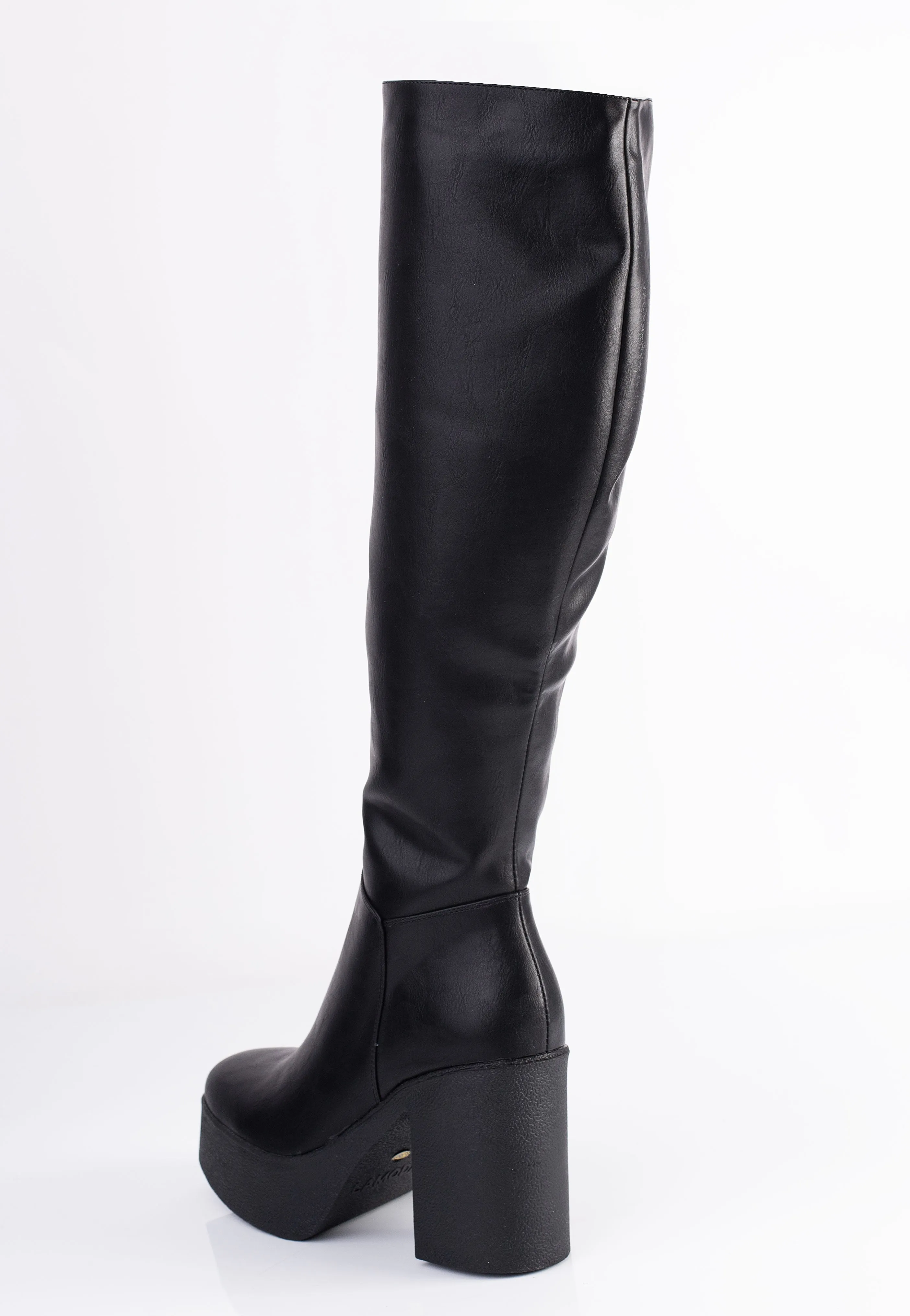 Lamoda - Slick Nicks Wide Calf Platform Knee High Boots - Girl Shoes