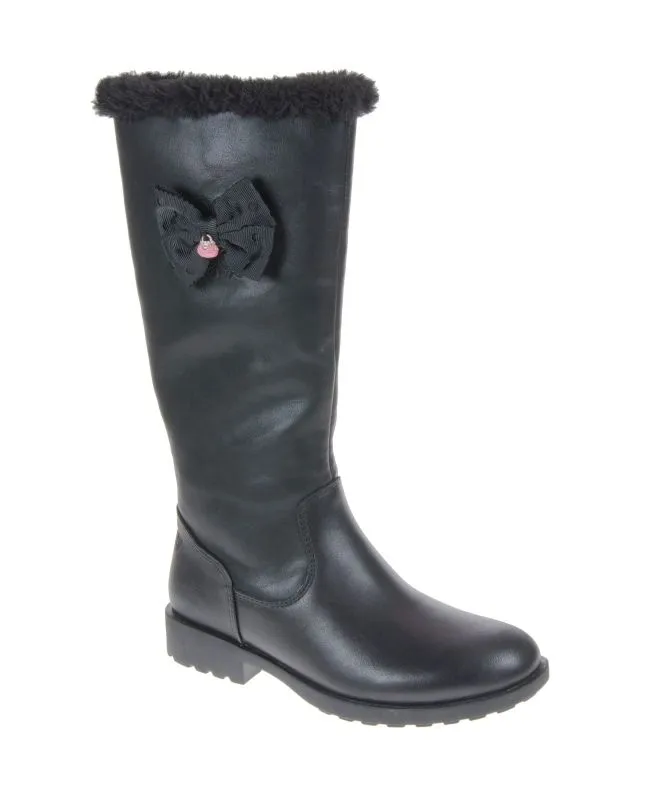 Lelli Kelly Junior Girl's Frances Leather Boots | Black -  LK3698 (AB01)