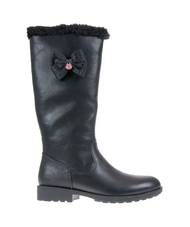 Lelli Kelly Junior Girl's Frances Leather Boots | Black -  LK3698 (AB01)