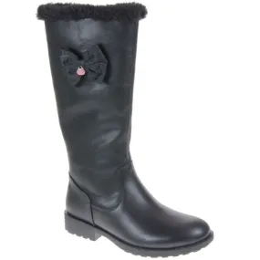 Lelli Kelly Junior Girl's Frances Leather Boots | Black -  LK3698 (AB01)