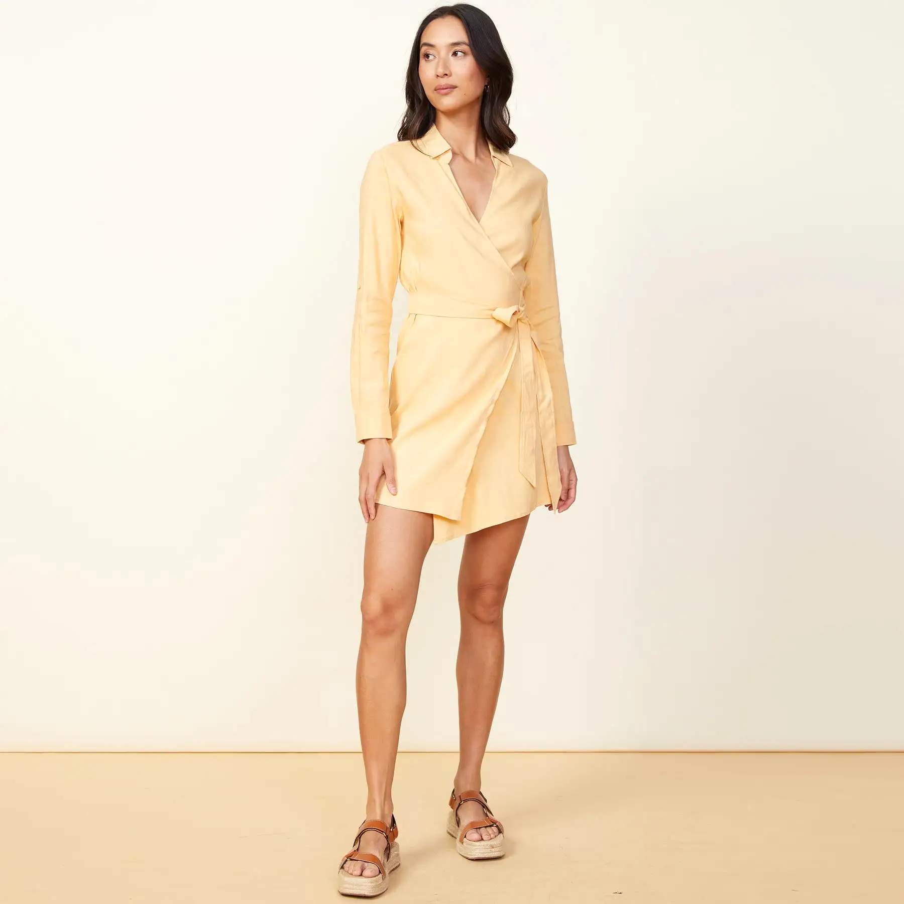 Linen Mini Dress