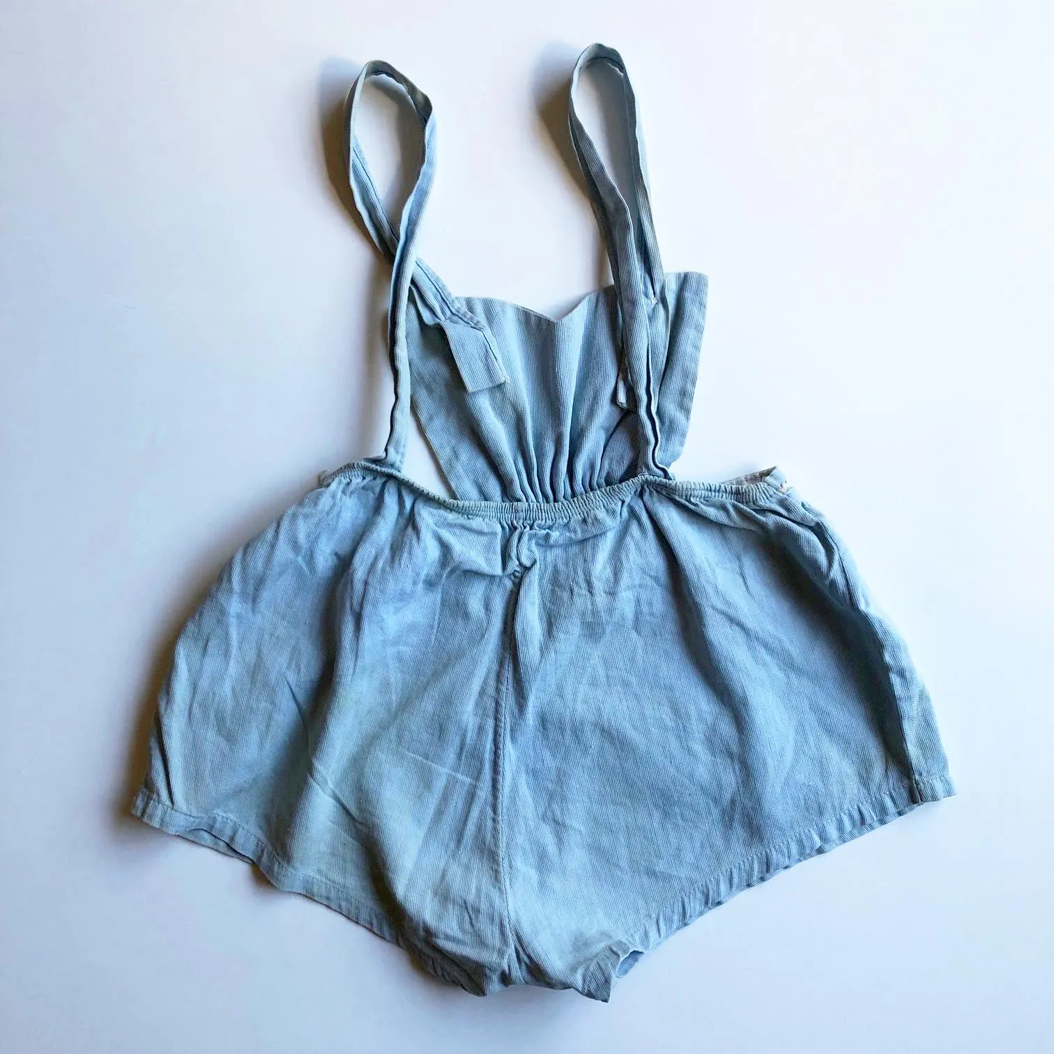 Little Blue Vintage Romper size 12-18 months