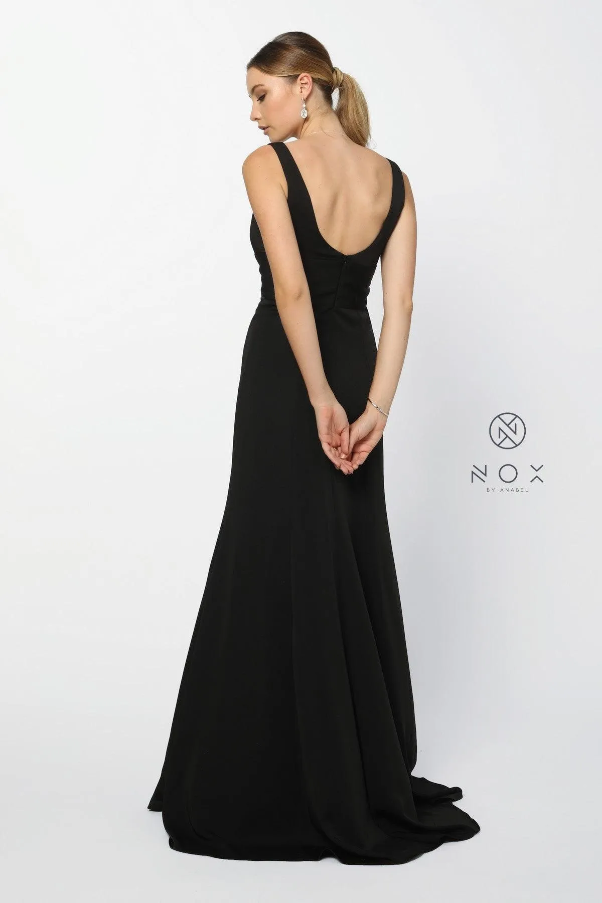 Long Deep V Prom Dress Evening Gown Sale