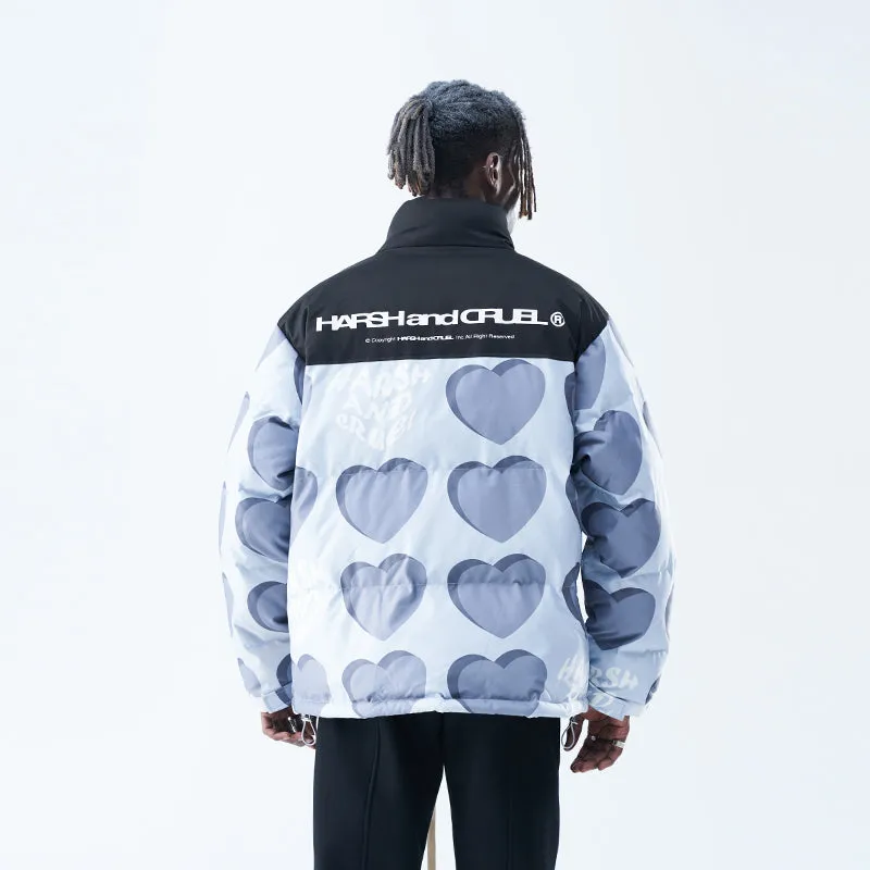 Love Full Print Down Jacket