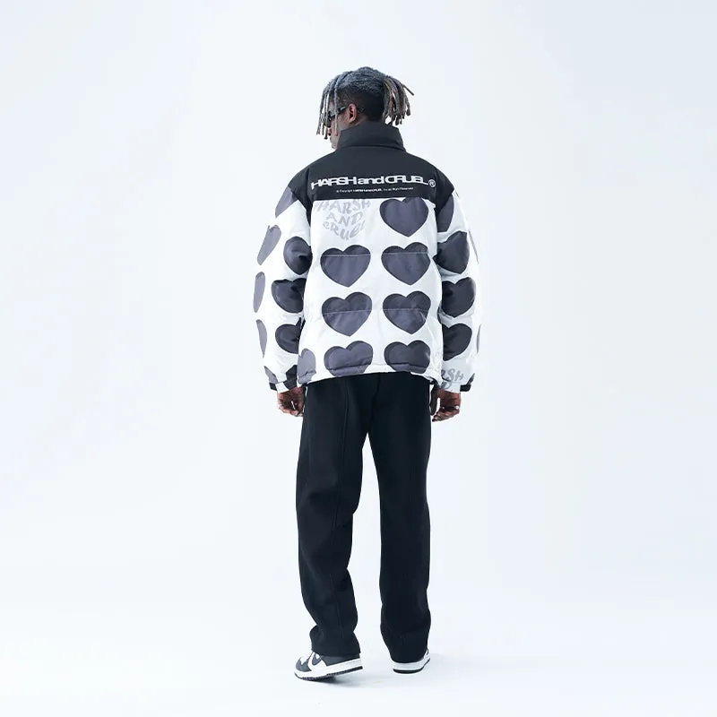 Love Full Print Down Jacket