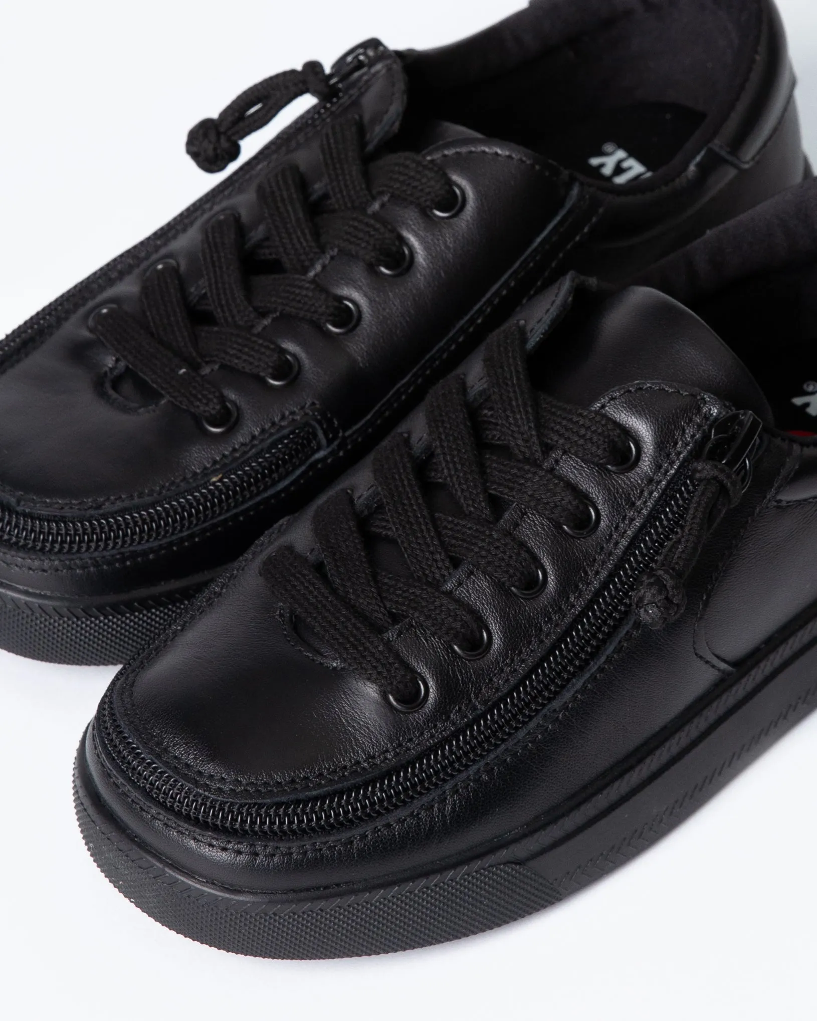 Low Rise Sneaker (Kids) - Black to the Floor Leather