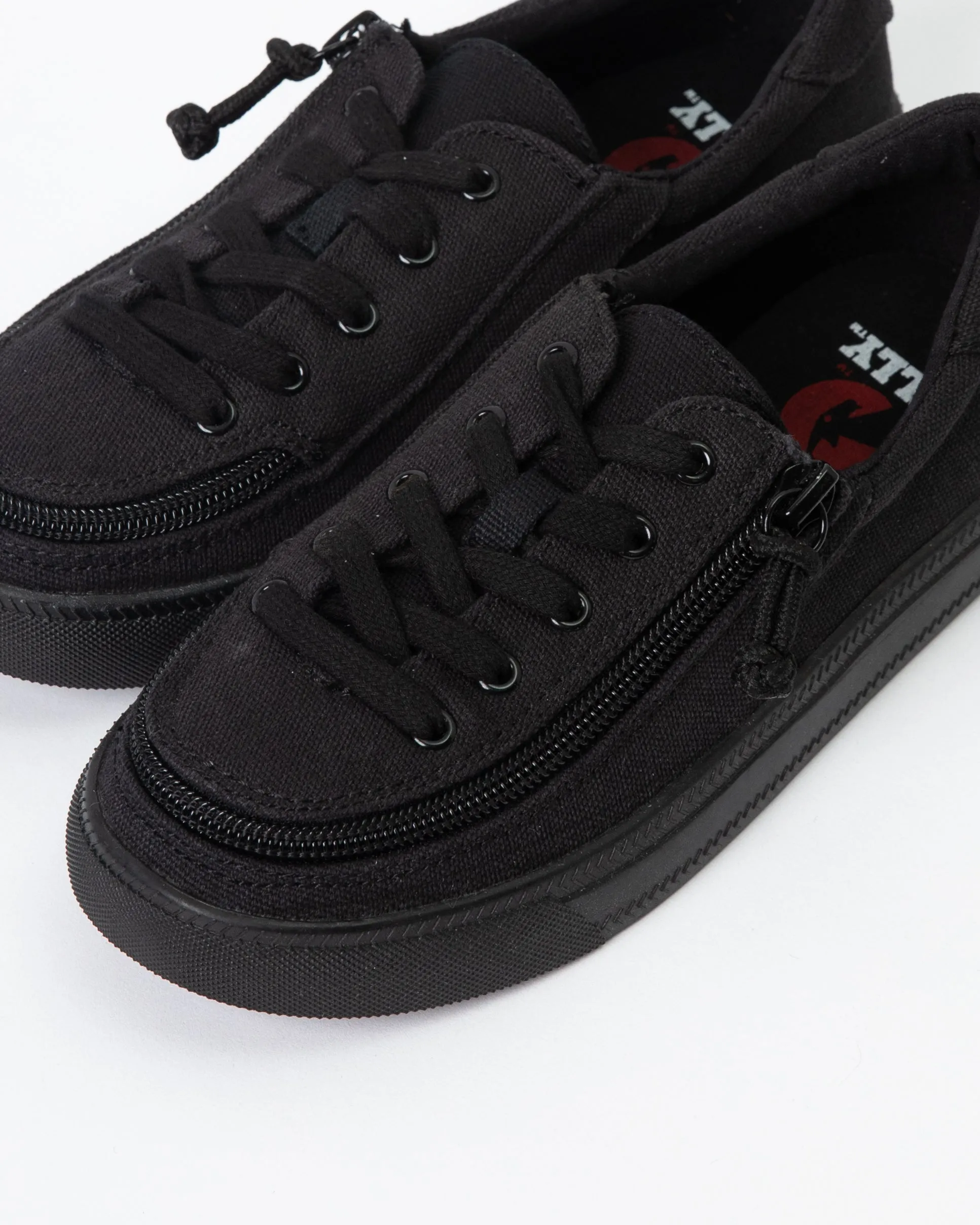 Low Rise Sneaker (Toddler) - Black to the Floor