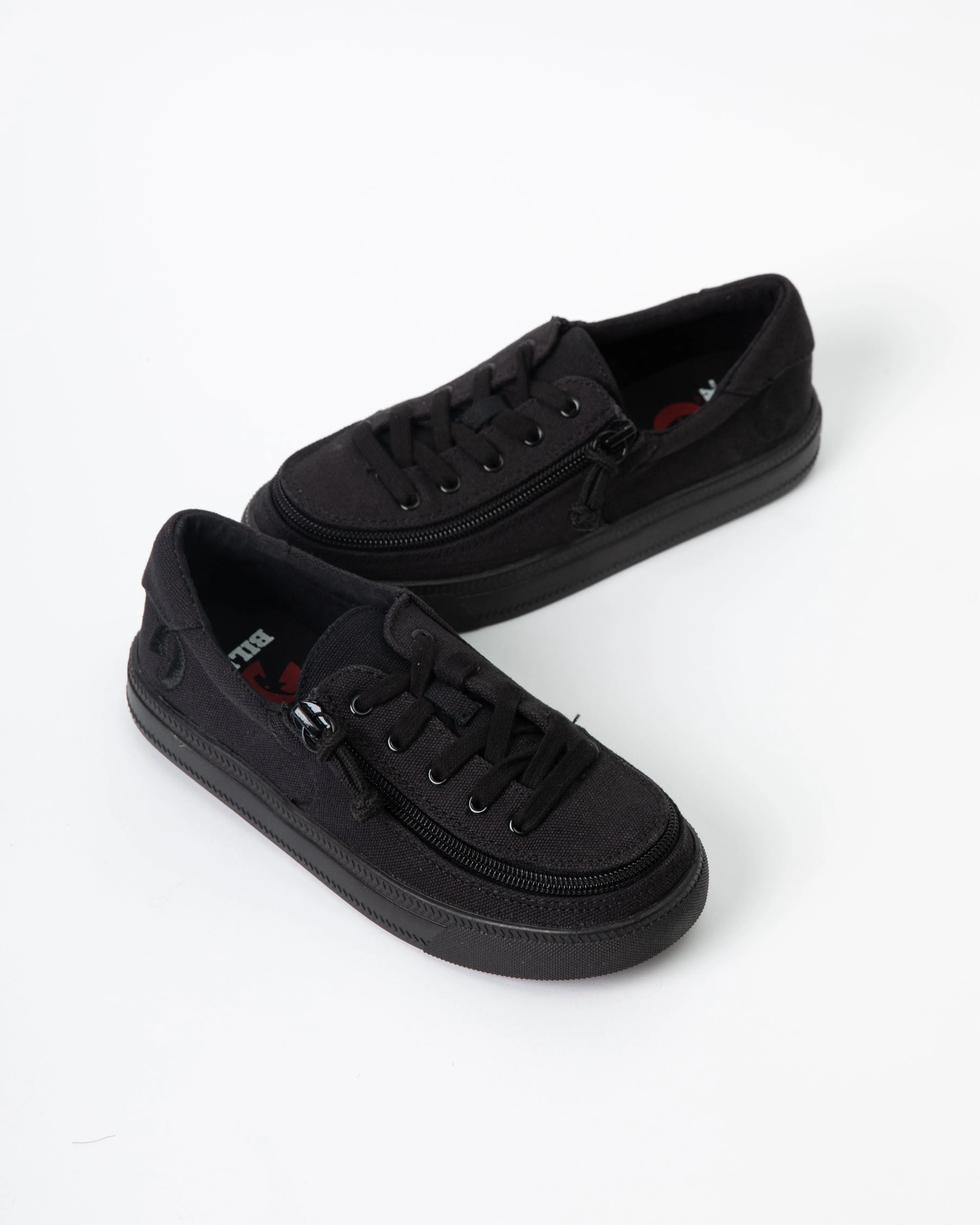 Low Rise Sneaker (Toddler) - Black to the Floor