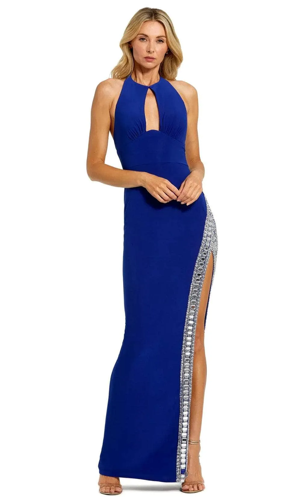 Mac Duggal 42053 - Embellished Slit Evening Gown