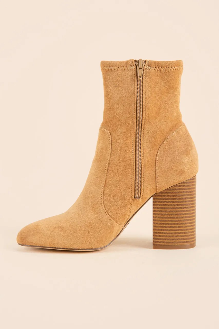 Madden Girl Suede Heel Boots