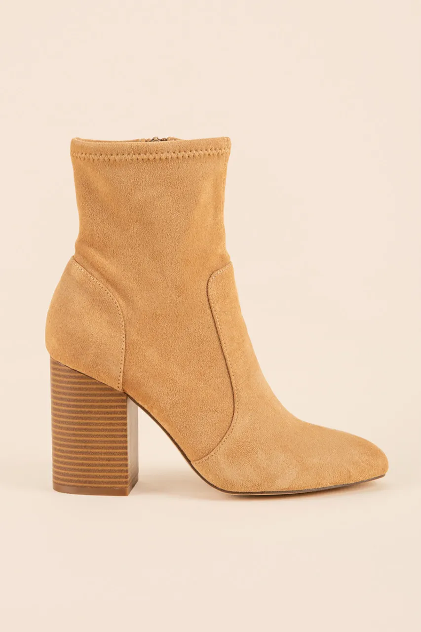 Madden Girl Suede Heel Boots