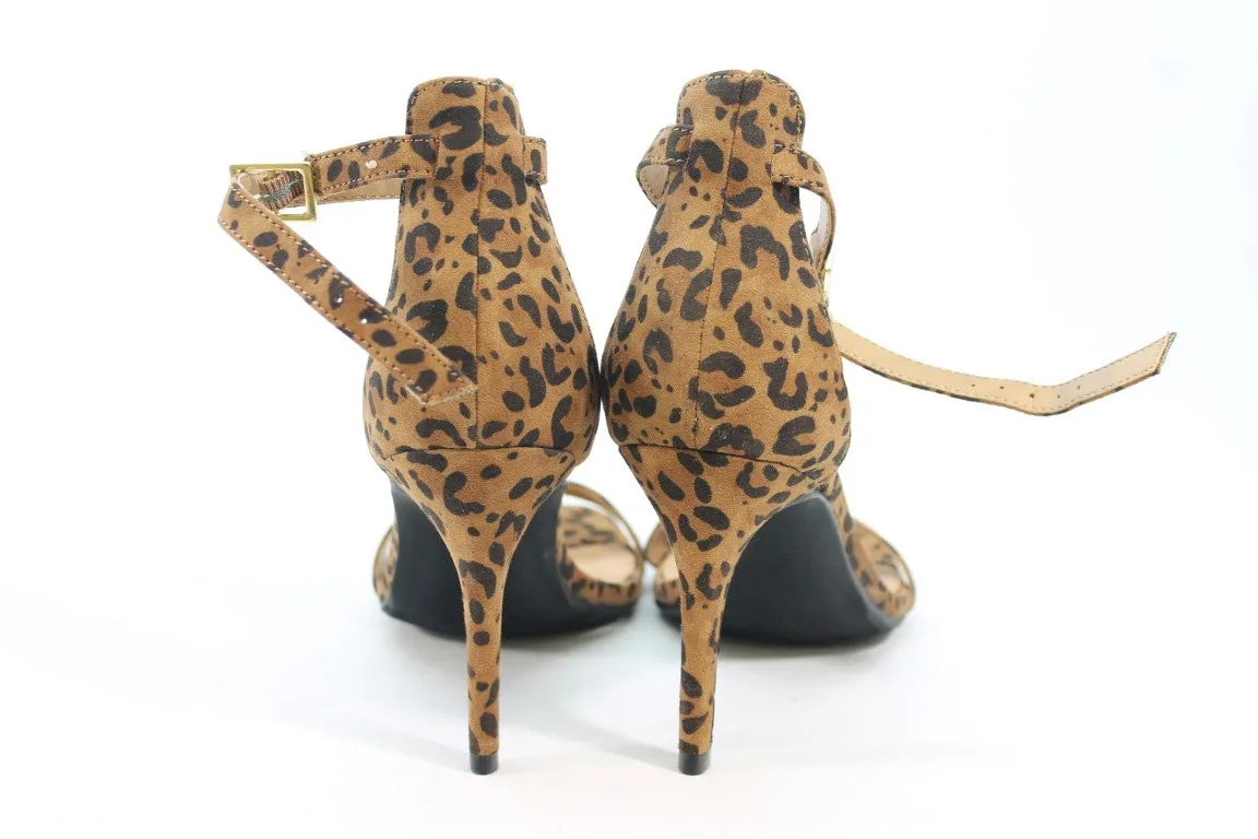 Material Girl Blaire Women's Leopard Sandals 7.5M(ZAP14930)