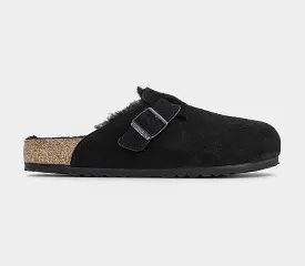 Mens Birkenstock Boston Shearling Black