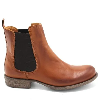 Miz Mooz Women's Lewis Chelsea Boot in Brandy