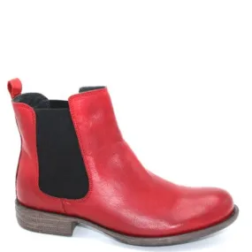 Miz Mooz Women's Lewis Chelsea Boot in Red