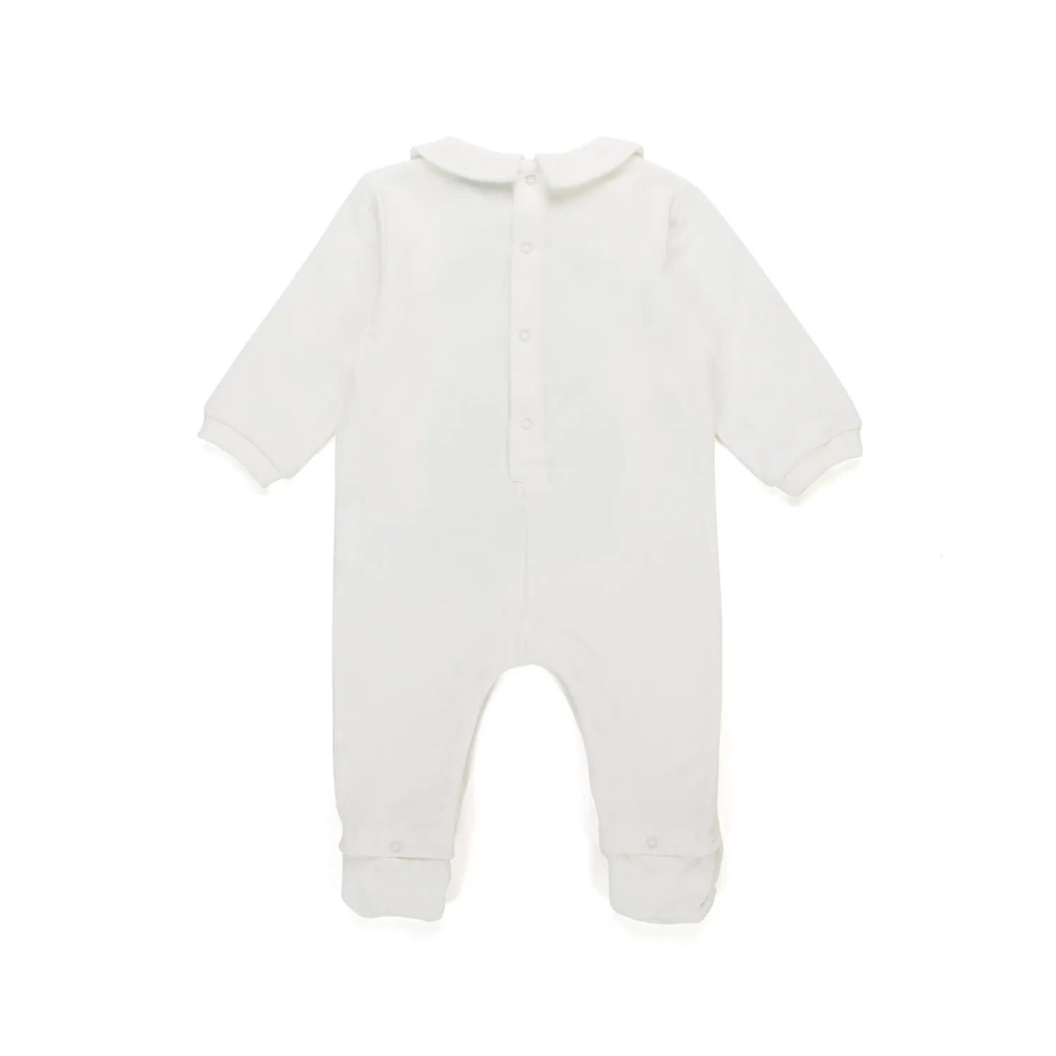 Moschino Baby Teddy Bear White Romper