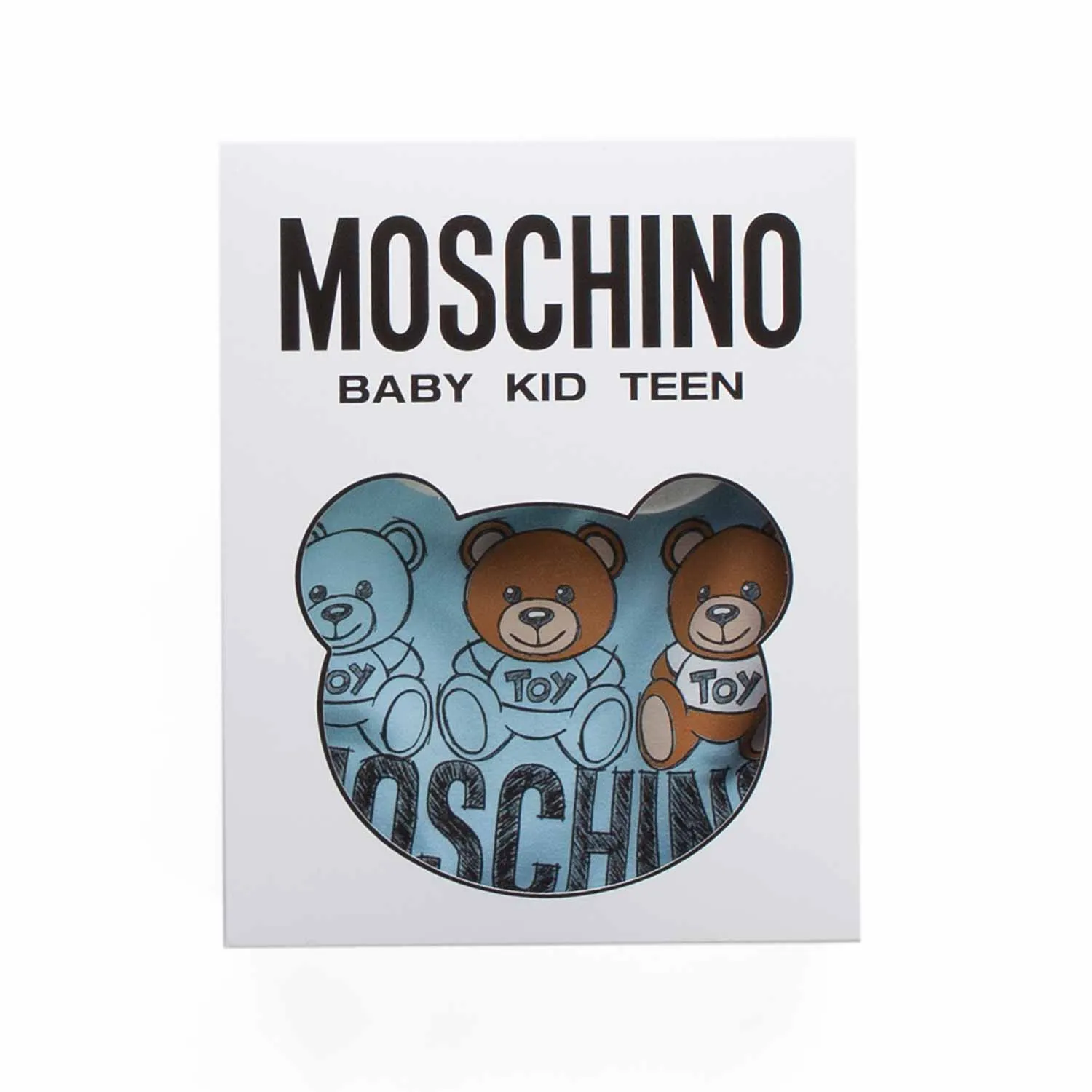 Moschino Light Blue Romper For Baby Boy