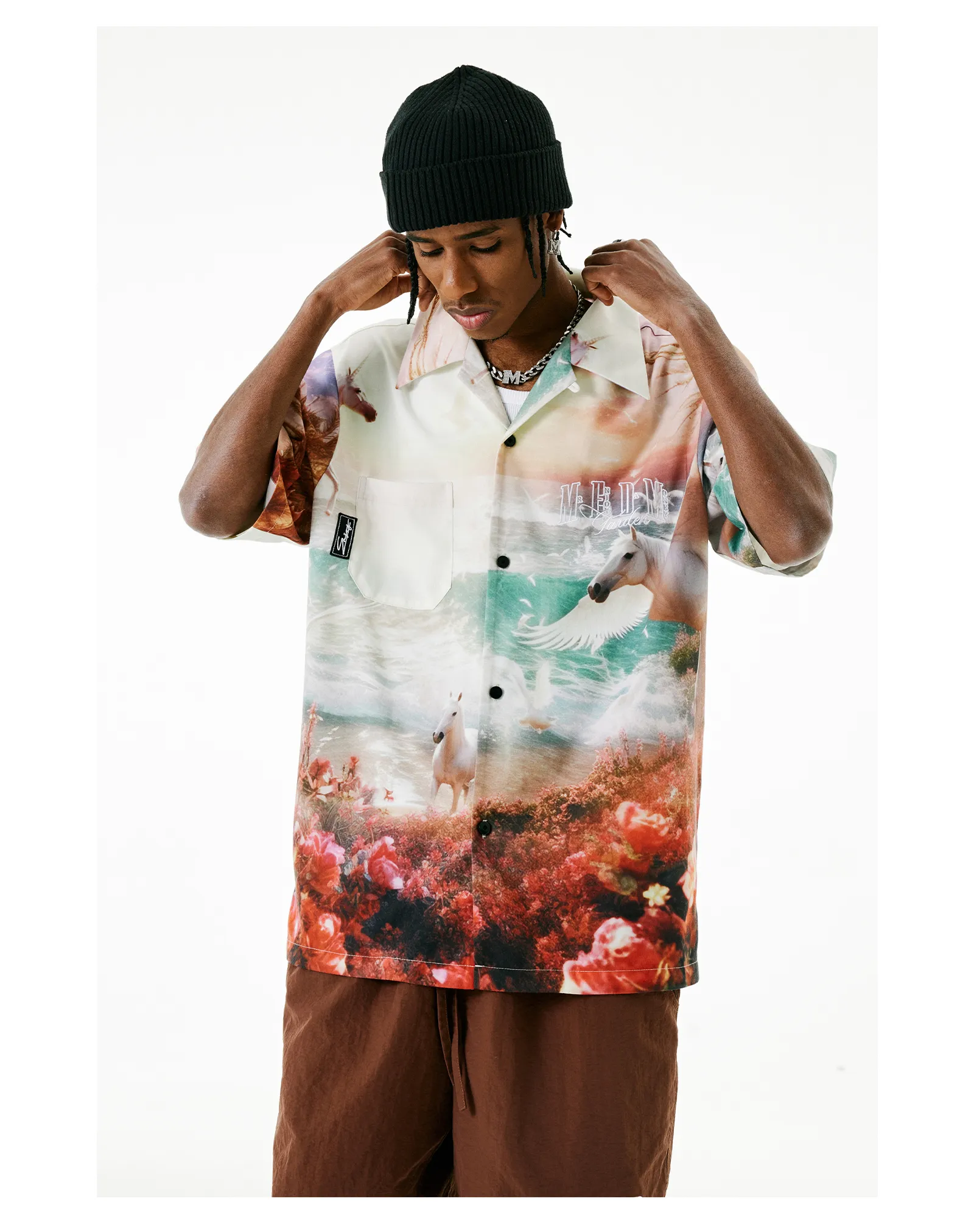 MR. ENJOY DA MONEY  |Unisex Street Style Other Animal Patterns Short Sleeves