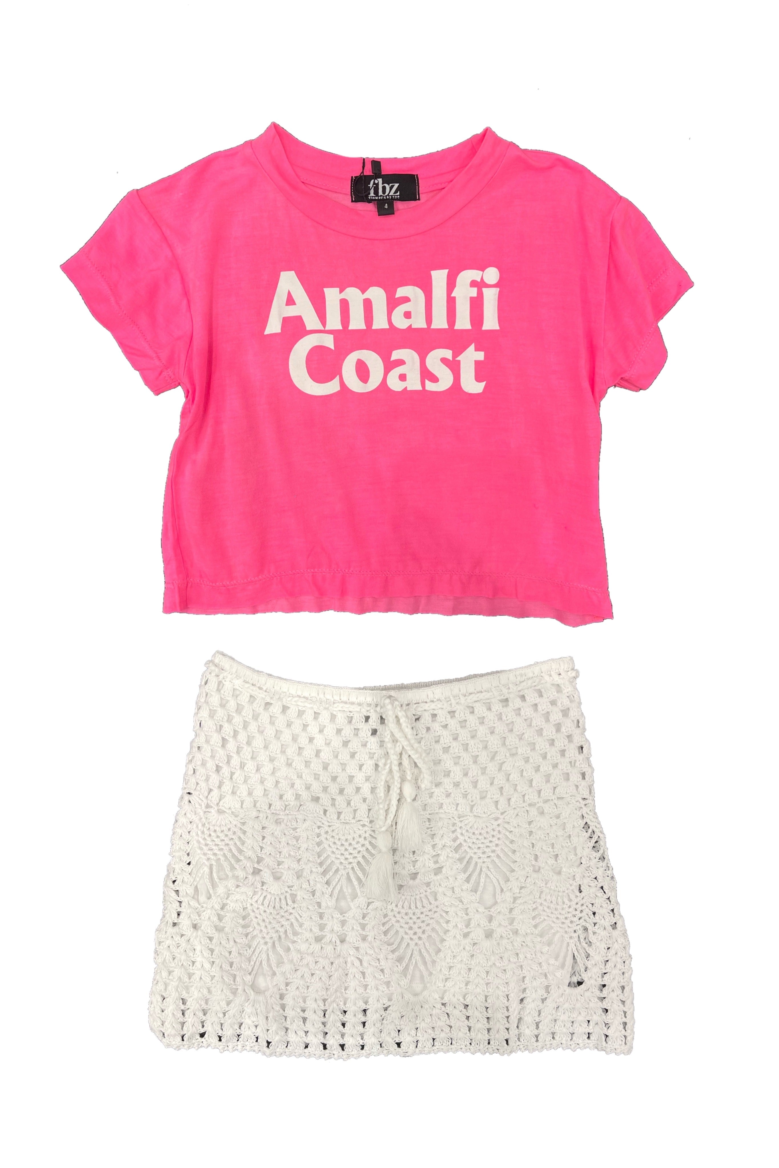 Neon Pink Amalfi Coast Tee