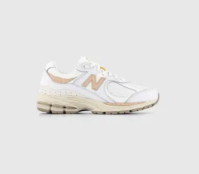 New Balance 2002 Bright White Offwhite Nude Uk Size 5.5