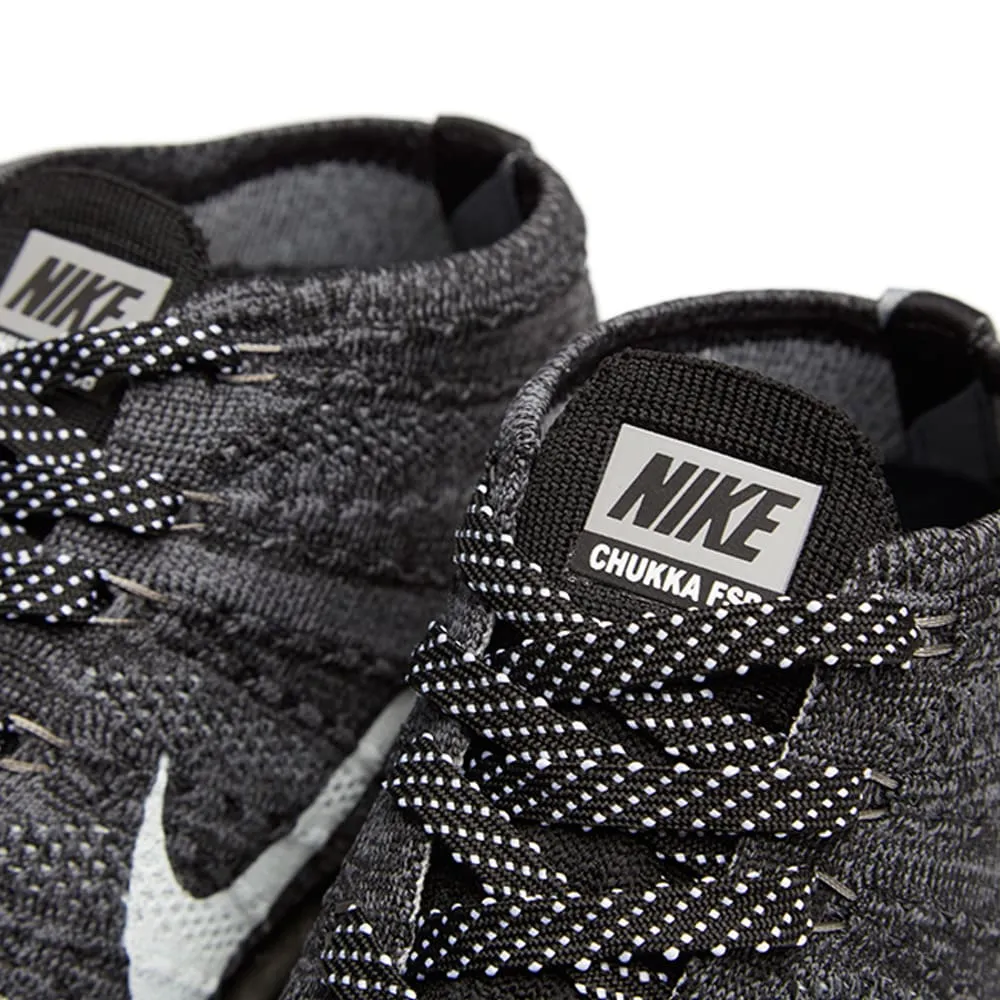 Nike Flyknit Trainer Chukka FSB 'Charcoal'Black & Sail