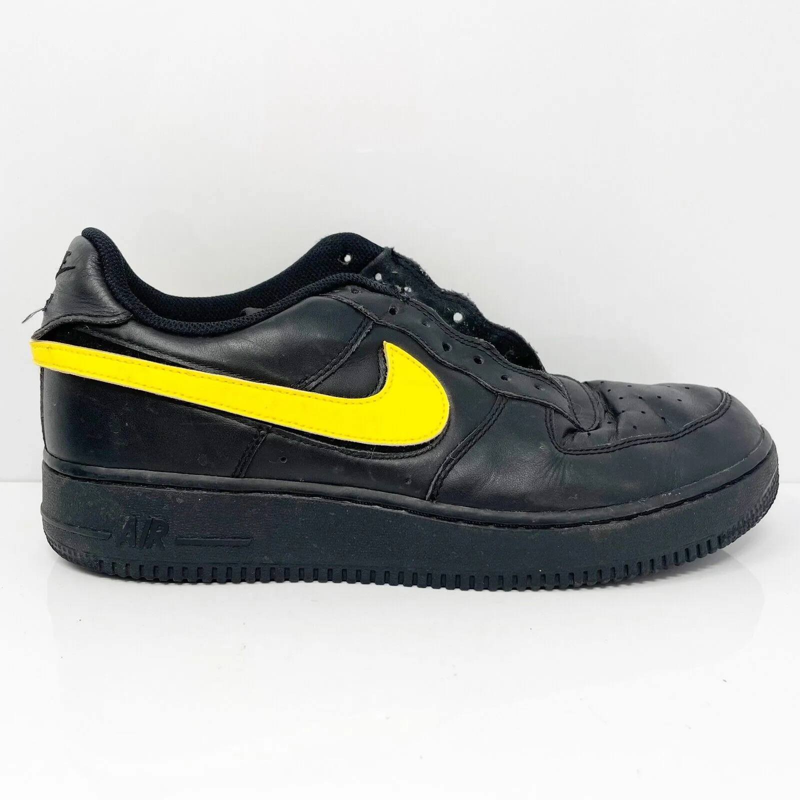 Nike Mens Air Force 1 Low AH8462-002 Black Casual Shoes Sneakers Size 10.5