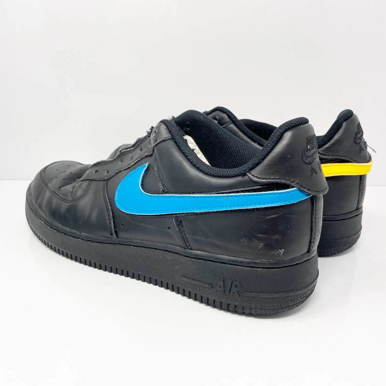 Nike Mens Air Force 1 Low AH8462-002 Black Casual Shoes Sneakers Size 10.5