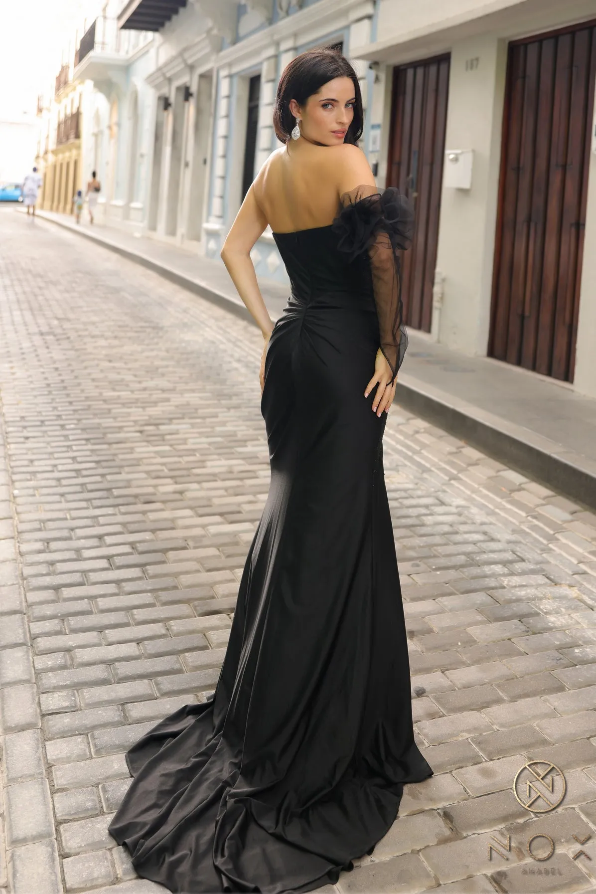 Nox Anabel Y1473 Prom Fitted Formal Evening Long Gown