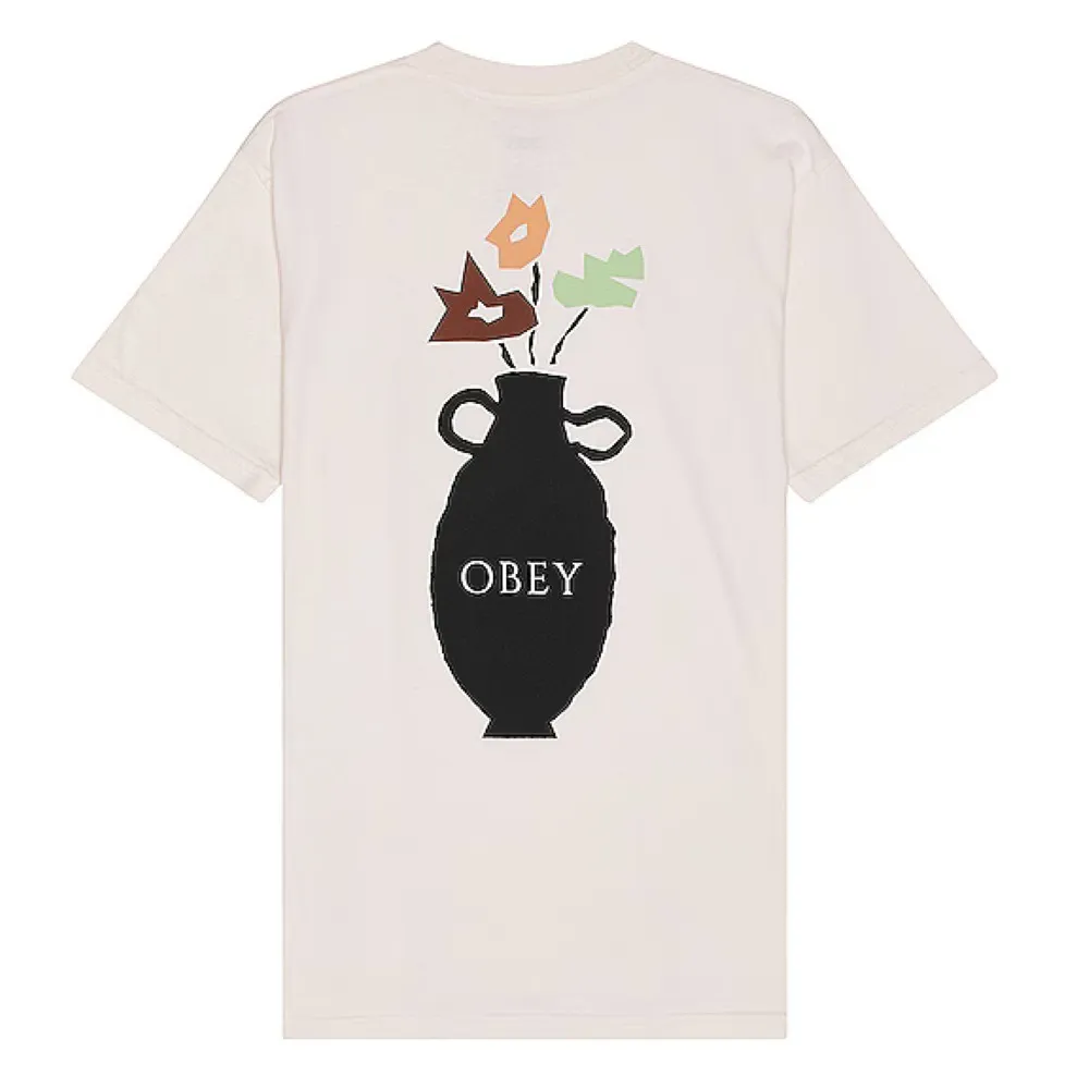 OBEY  |Unisex Street Style U-Neck Cotton Short Sleeves Logo