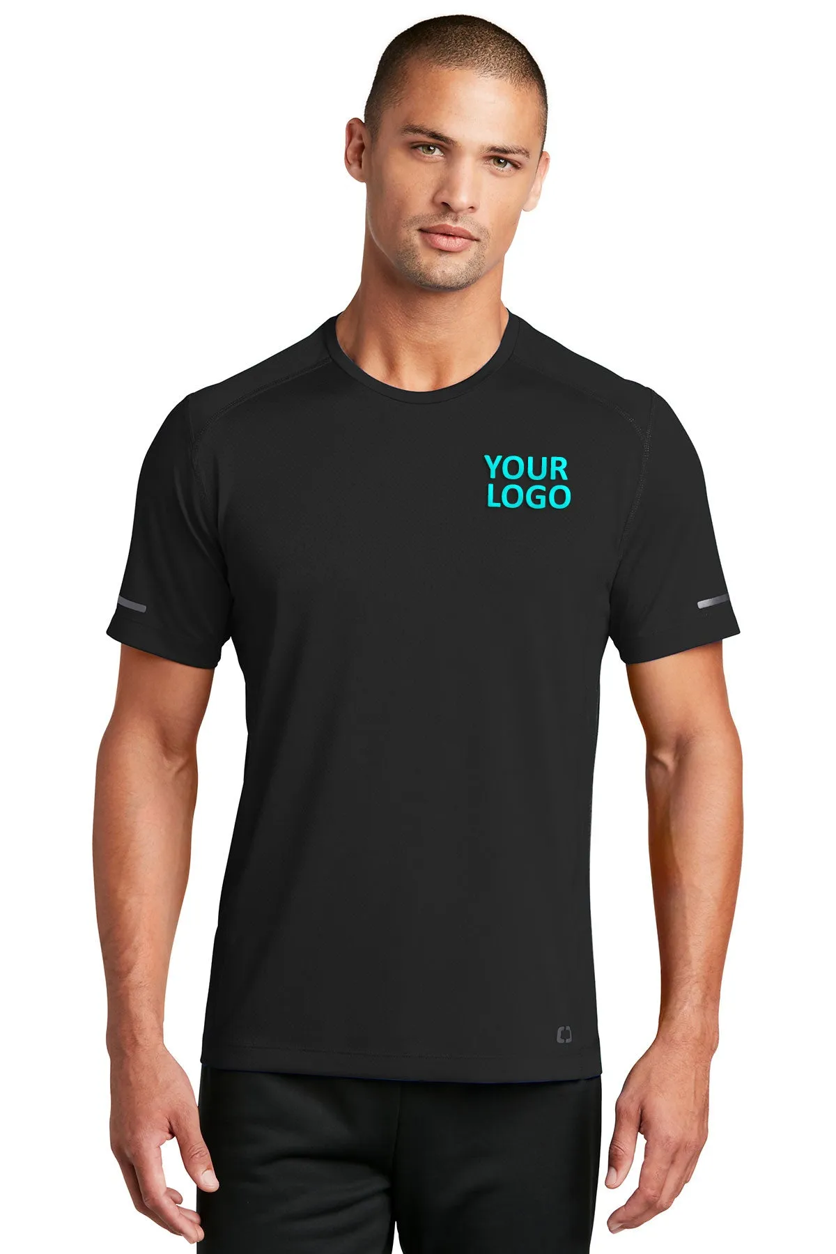 OGIO ENDURANCE Customized Level Mesh Tees, Blacktop