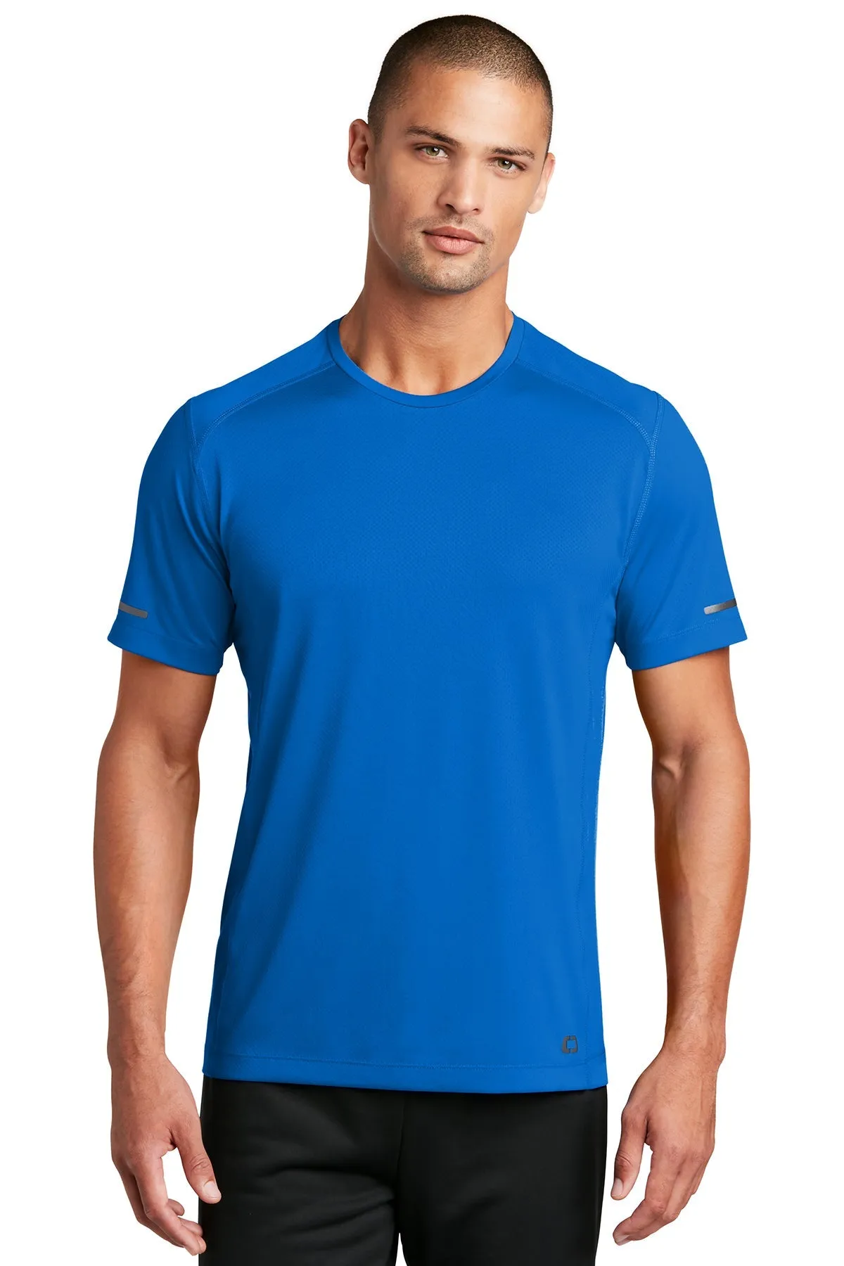 OGIO ENDURANCE Customized Level Mesh Tees, Electric Blue