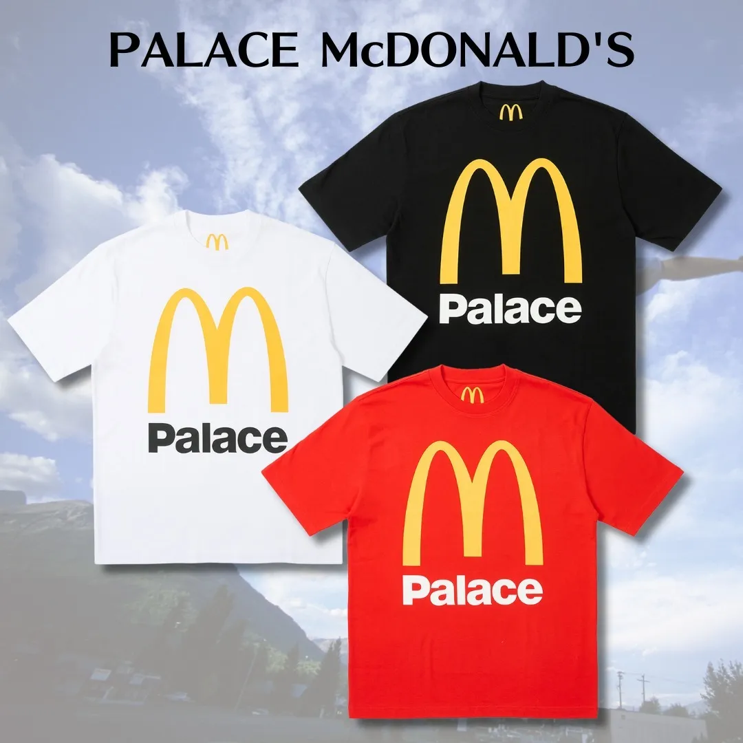 Palace Skateboards  |Crew Neck Unisex Street Style Collaboration Cotton