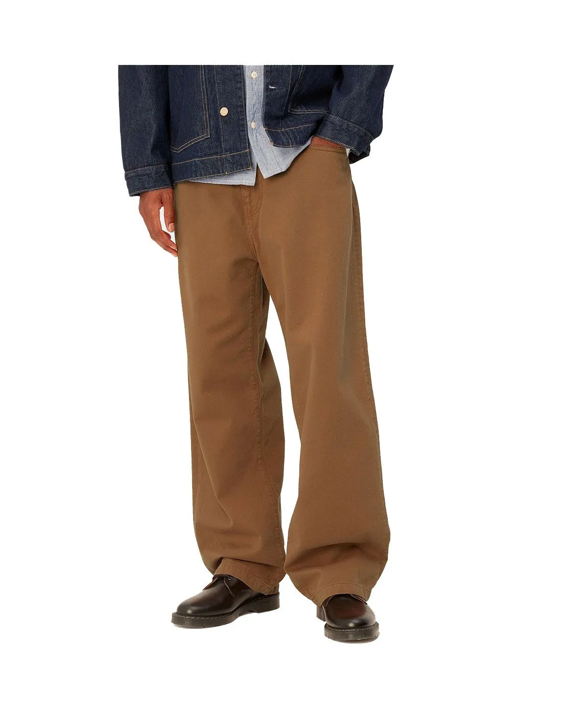 Pantalone Carhartt Wip uomo I032110 Derby cammello