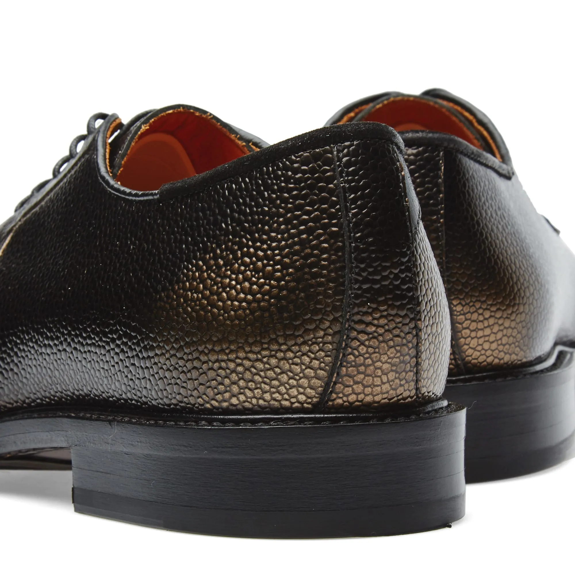 Paul Smith Geoffrey Derby ShoeBlack Pebble Grain