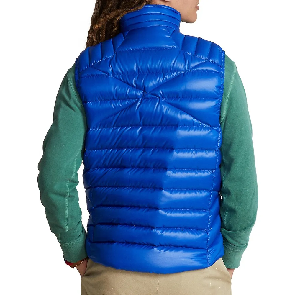 Polo Ralph Lauren Duck Down Channel-Quilted Vest