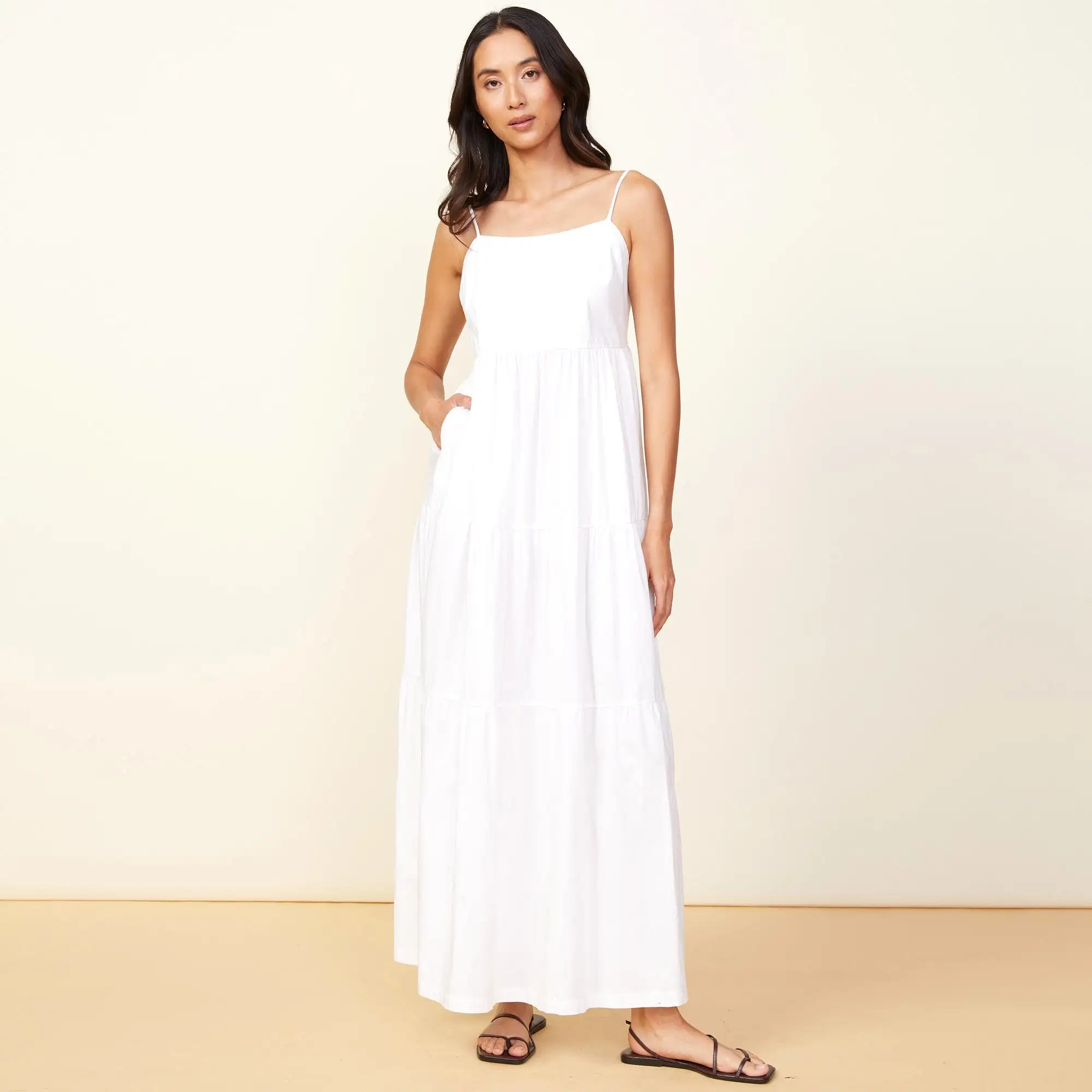 Poplin Maxi Dress